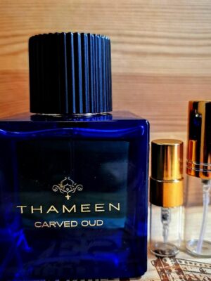 Thameen Carved Oud perfume bottle view 1